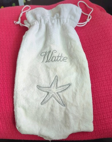 Vintage beutel watte - beutel, spender