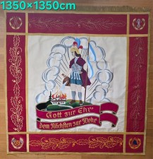 Vintage Feuerwehr Fahne mit