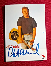 Original-Autogramm von Gunter Gabriel (verst.), Farbbild-Karte, Postkartengröße