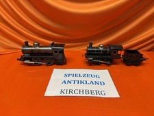 Alt GBN Bing Nürnberg 2x Dampflok Spirituslok 035 Tender Blech Bastler 0 Um 1920