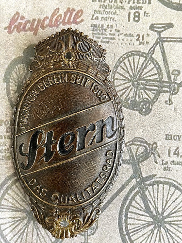 Altes original fahrrad - original, fahrrad-