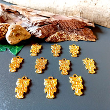 10 Eulen / Eule Charms