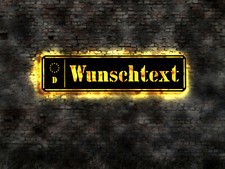 Leuchtreklame schilder kfz - schilder,