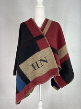 Burberry Damen Jacke Strickjacke Poncho Cape Schal Nova Check Kaschmir 131x128