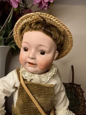 Seltene Antike Porzellan Puppe