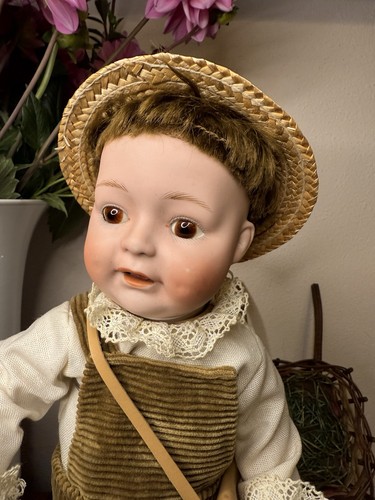 Seltene antike porzellan puppe - antike,