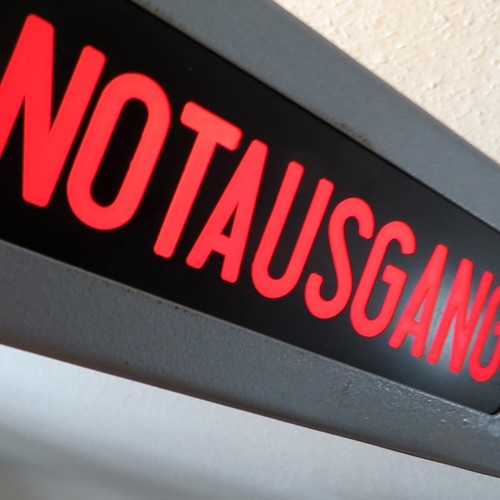 Notausgang antikes kino - antikes,