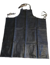 Gummischürze grau schwarz