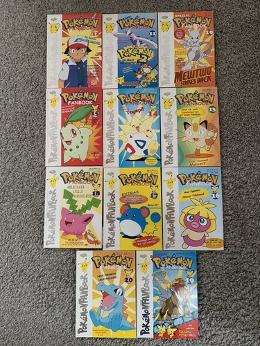 Pokémon fanbook ausgaben - pokémon,