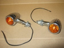 2x Blinker Blinkleuchte vorn hinten a. Chopper Bopper Chrom