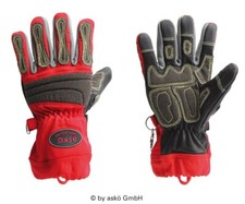 Handschuh DEER SKIN PRO rot
