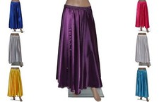 Bauchtanz Rock Belly Dance Tribal Flamenco Tanzrock Tellerrock Karneval Satin 