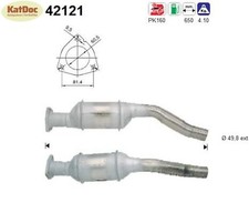 Katalysator für audi a4 - katalysator,
