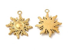 Sonne Edelstahl 18k (IP)