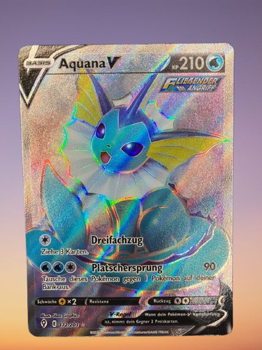 Pokémon karte aquana v full - v,