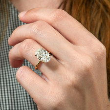 1 Karat Diamantring zur