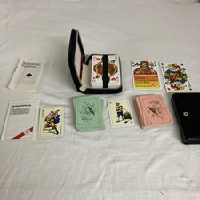 1x Doppelkopf , 1 X Patience / Rommé , wie Neu, Unbenutzt. Komplett mit Spielanl