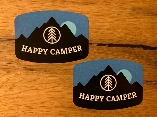 Camping aufkleber camper - aufkleber,