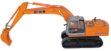 Ros Agritec Metallmodell Fiat Hitachi EX 215 Bagger Excavator 1:32