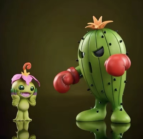 Digimon figur palmon togemon - palmon, &