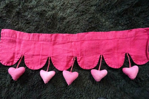 Gardine schabracke 80x20cm - gardine,