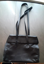 Roeckl Damenhandtasche Umhängetasche aus schwarzem Leder