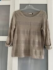 River Island Pulli grau mit Laméfaden Gr.S