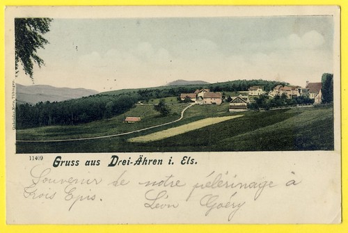Cpa rückseite 1900 - 1900, elsass