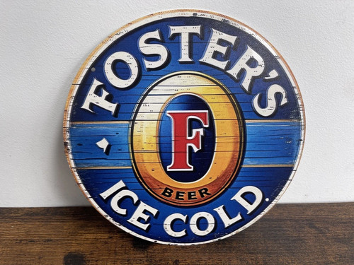 Fosters blechschild 20cm bier - 20cm,