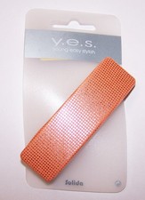 EDLE HAARSPANGE GOLD, ORANGE