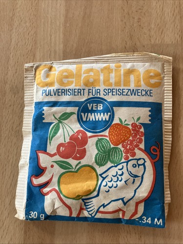 Ddr lebensmittel gelantine - lebensmittel,