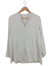 COS Tunikabluse Damen Bluse Gr. DE 36 hellgrau Casual-Look