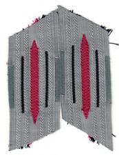 1 Paar Kragenspiegel Feuerwehr Rollenware 2.WK original