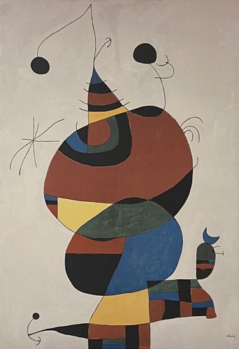 Joan miró lithographie frau - joan,