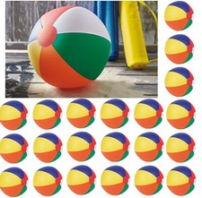25 x Wasserball Kindergeburtstag Mitgebsel Strandball Regenbogen phthalatfrei