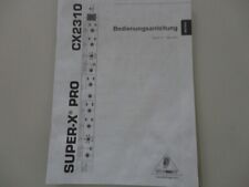 Bedienungsanleitung Super X pro CX2310