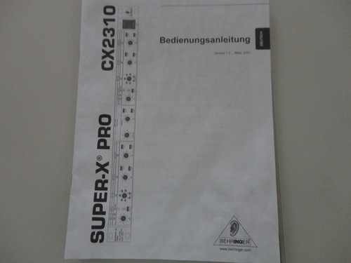 Bedienungsanleitung super - bedienungsanleitung,