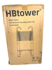 HBtower Teleskopleiter 3,2m silber ZL0111