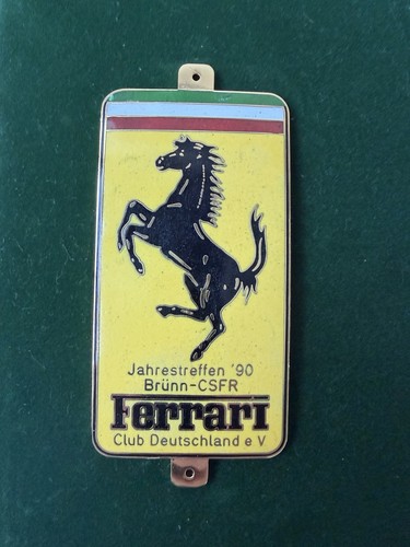 Ferrari emblem plakette emaile - ferrari,