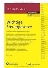 Wichtige Steuergesetze: mit Durchführungsverordnung... | Buch | Zustand sehr gut