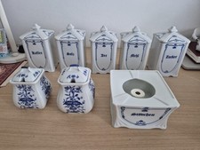 Zwiebelmuster Gewürzdosen Keramik dose Stövchen 