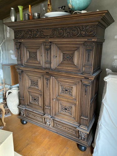 Historischer wohnzimmerschrank - historischer,