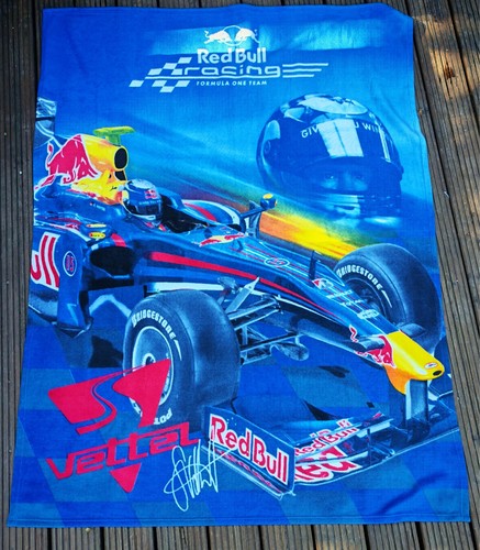 Velour tuch red - bull, sebastian