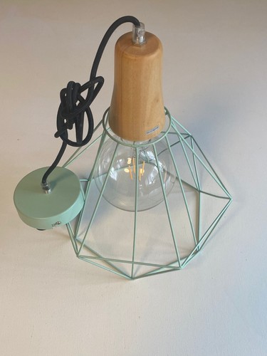 Vintage design lampe türkis - design,