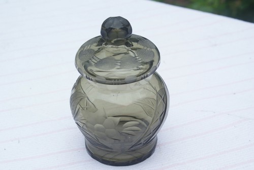 Rauchglas bonbon zuckerdose - ,
