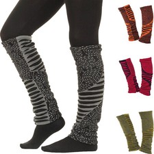 Stulpen Damen Beinstulpen aus Fleece Beinwärmer in Einheitsgröße, Modell Nr. 31