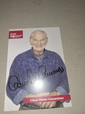 Autogrammkarte Claus Dieter Clausnitzer Rote Rosen Tatort Münster ARD ZDF RTL 