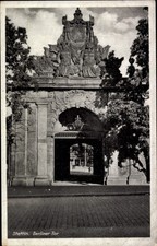 Ak Szczecin Stettin Pommern, Berliner Tor, r Torbogen,... - 4786018