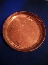 Alter Kupfer Teller mit