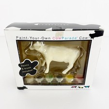 Original Cow Parade Paint Your Own Cow Kunst Figur 2006 OVP Farbe ausgetrocknet